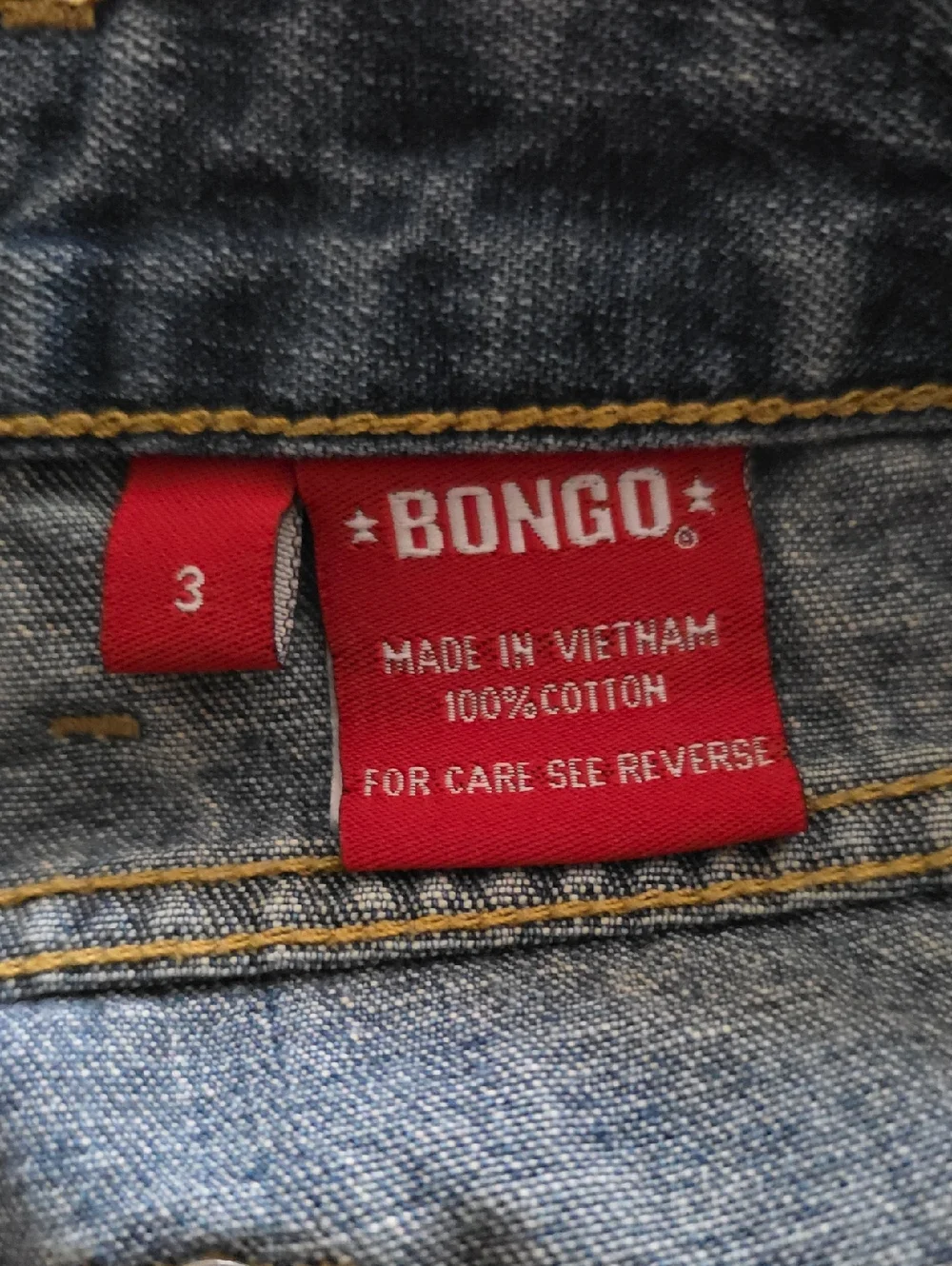 Y2K VTG Capris Bongo Size 3 - Picture 5 of 6